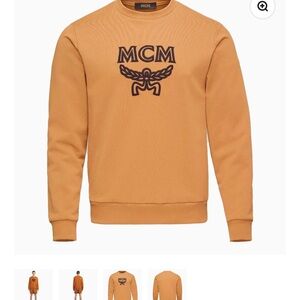 MCM Tan Logo Sweatshirt